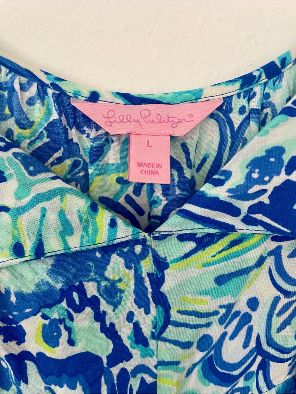 Lily Pulitzer Cold-Shoulder Mini Dress with Neon Tassels - Picture 3 of 3